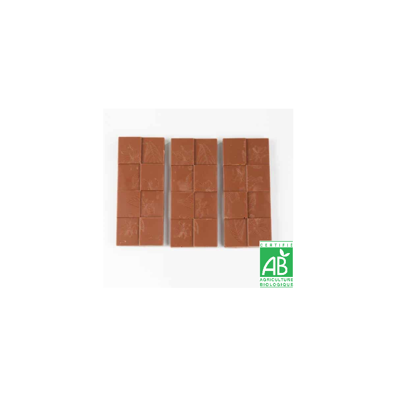 ⇒ PROMO - Lot de 3 Tablettes de Chocolat Bio fabriquées en Bretagne